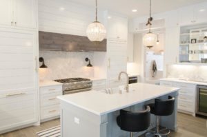 White, minimalist kitchen in Clarksville TN