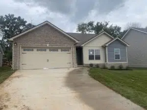 New home in the Irish Hills subdivision, Clarksville TN.