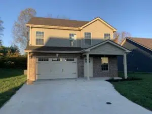 New home in the Campbell Heights subdivision 