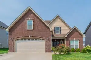 Example of homes being built in the Summerfield Subdivision in Clarksville TN