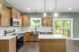 Sample kitchen in one of the Homes for Sale in Hampton Hills, Clarksville, TN