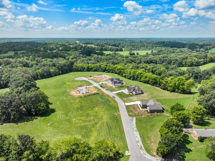 Overhead view of Morgan Ridge Subdivision in Montgomery County TN