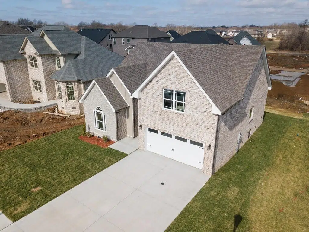 New all brick home in The Parks at Oliver Farms.