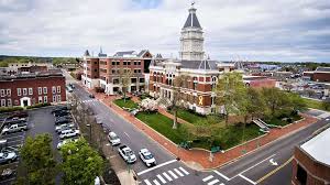 Overhead photo of the Courthouse in Clarksville TN